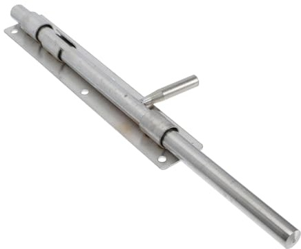 Operitacx Iron Door Fence Fence Lock for Garden Gate and Outdoor Extension Featuring Foot Lock Made of Stainless Steel and Thick Material Includes Upper and Lower Ground Pins