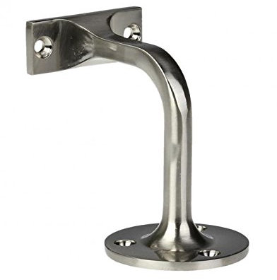 Wall Mounted Handrail Brackets - Select Finish (Brushed Nickel)