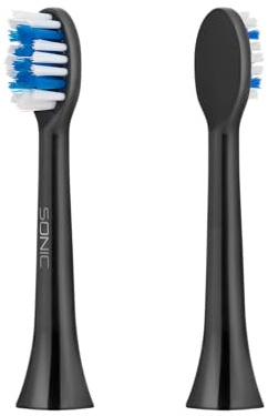 Teesa Sonic Black Schallzahnbürste Zanhbürste (Ersatzkopf: Hard)