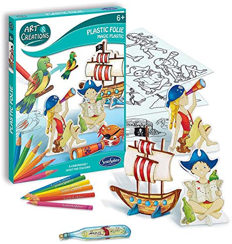 Sentosphère Coffret Art - Créations - Kit plastique fou - Pirates