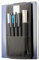 Pen Holder, Pencil Holder, Pen Sleeve Case for Hard Cover Journals, Notebooks, Books, Binders, Hold Multi Pens Pencils Rulers Durable Fabrics, Detachable, Elastic Band. Black.
