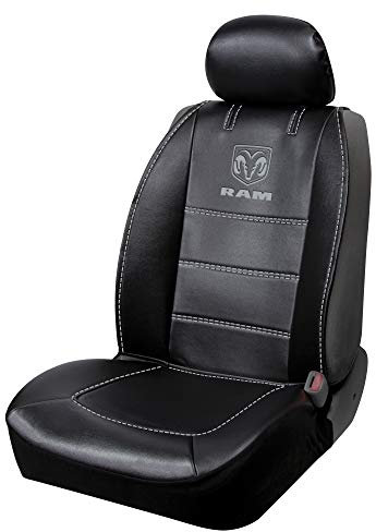 Platicolor 008628R25 Dodge Ram Deluxe-Sitzbezug, seitenlos, Grau, Logo, 1 Stück