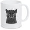 artboxONE Tasse Black Panther von Valeriya Korenkova - Kaffeetasse Tiere