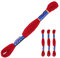 3 Docken Stickgarn je ca. 8m Sticktwist 100% Baumwolle Stickerei verschiedene Farbwahl, Farbe :3372 blassrot