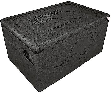 KÄNGABOX® Professional Thermobox & Kühlbox GN 1/1 48L Standardgriff – Patentierte Glatte Innenfläche – Top Isolierung – Dicht schließender Deckel – Spülmaschinenfest – Styroporbox war gestern