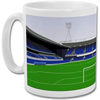 GroundDesigns Ipswich Town FC Mug Football Gift Portman Rd Stadium