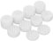 PlayVital Thumbstick Kappen Stick Aufsätze Analogstick Schutzkappen für PS5,für PS4,für Xbox Series X&S,für Xbox One,für Xbox One X/S,für Switch Pro Controller(Diamantkorn & Rissbombe Design,Weiß)