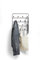 Umbra Estique Multifunktionale Türgarderobe mit 14 Haken, Türhaken ohne Bohren, Multiorganizer über der Tür hängend, Wandgarderobe, Schwarz/Walnuss