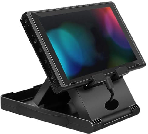 Verstellbarer, faltbarer Ständer, kompatibel mit Nintendo Switch-Konsole, tragbare, kompakte Playstand-Halterung mit 3 Höheneinstellungen