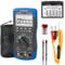 LYCEBELL Multimetro Digitale, LC-770D TRMS Voltmetro Amperometro per Misure NCV AC/DC Tensione/Corrente/Resistenza/Capacità/Frequenza/Temperatura/Diodi/hFE - 40000 Conteggi
