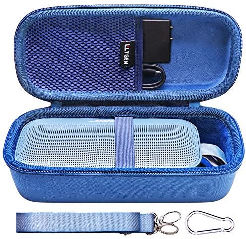 LTGEM Hard Case Compatible with Bose New SoundLink Flex 2nd Gen/Bose SoundLink Flex Bluetooth Portable Speaker,Blue Case