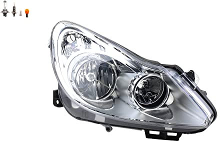 Johns, Scheinwerfer passend für Opel Corsa D 07/06-12/10 rechts + Leuchtmittel
