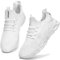 MGNLRTI Herren Schuhe Sneakers Sportschuhe Männer Running Turnschuhe Laufschuhe Straßenlaufschuhe Freizeitschuhe Workout Gym Joggingschuhe Weiß EU41