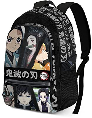 Demon Slayer Taisho-FAN Fight Rucksack 2.0, Schwarz