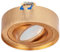 EDO Einbauspot Gold Rund SKAND MINI - Schwenkbarer Deckenstrahler Kompatibel mit GU10 Fassung - Moderne Aluminium Unterputz Spotlampe ø95x30mm - Einbaustrahler für Wohnzimmer, Küche, Flur, Büro