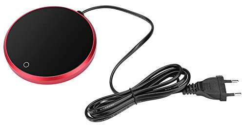 TOPINCN 12 cm / 4,7 Zoll Tassenwärmer, wasserdichte Berührungsheizung, Tassenmatte, Elektrische Untersetzer für Kaffee Tee Getränkewärmer