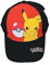 Fashion UK Offizielle Baseballkappe, kompatibel mit Pokemon Pikachu, Modell Pokeball. Schirmmütze für Kinder oder Jungen, Polyester und Baumwolle, Baseballkappe, schwarz rot. 54