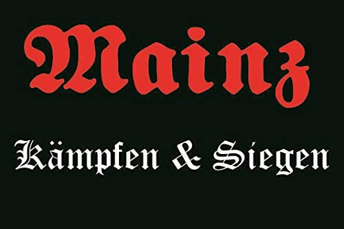 U24 Aufkleber Mainz Kämpfen & Siegen Flagge Fahne 8 x 5 cm Autoaufkleber Sticker