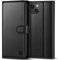 Kuafcase Compatible for iPhone 15 Case with 4 Card Slots Magnetic Closure Kickstand Shockproof Protective Phone Case Compatible for iPhone 15 6.1” - Black