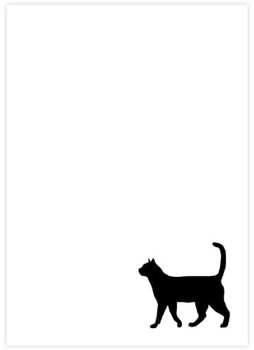 Briefpapier mit Katzen DIN A4 - Papier Katze - 20 Blatt - Motiv Nr. 095 | 120g/m²