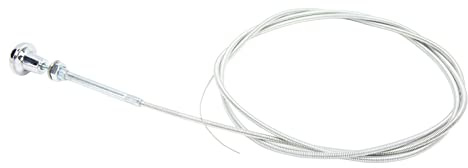 Choke-Kabel Universal-Choke-Kabel Edelstahl und 6 Fuß Universal-Choke-Kabel Vergaser-Choke-Steuerkabel Ersatz für 4-, 6- und 8-Zylinder-Motoren