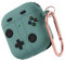 MINUUISCT Hülle für Airpods 1 2 Generation mit Schlüsselanhänger, Klassisches Game Player Konsolen Design Case, TPU Abdeckung für Airpod 2 Kabelloser Ladehülle Schutzhülle, Grün