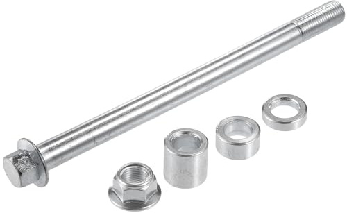 A ABSOPRO ATV Front Rear Wheel Axle with Bushing and Screw Bolt M12 170mm | ATV Axle Shaft, Axle Bolt Kit