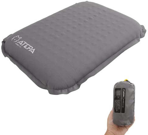 ATEPA Sitzkissen Outdoor Camping Aufblasbar Sitzkissen Ultraleicht Selbstaufblasende Sitzkissen Wasserdicht Sitzunterlage Outdoor Kajak Sitzkissen für Camping, Tragbares Sitzkissen,Fischerboot