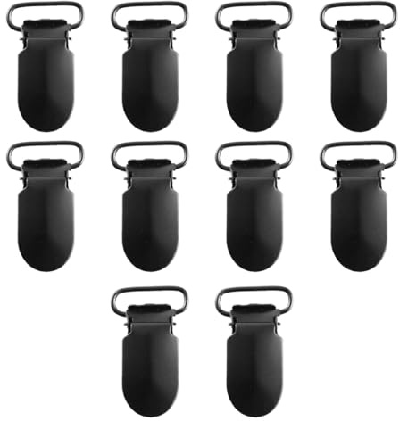 tuwiwol 10 stücke Modische Hosenträger Clips Für Professionelle Nähen Legierung Nähen Hosenträger Clip Hosenträger Schnalle Nähen Zubehör