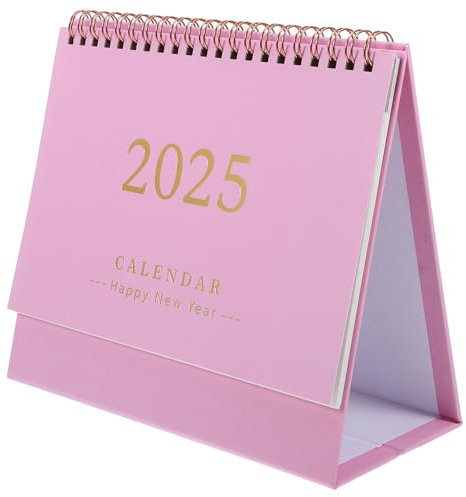 Operitacx Kleiner Tischkalender 2024–2025, Stehend Umklappbarer Juli 2024 Bis Dezember 2025 18 Monatskalender Akademischer Tischkalender Für Heimbürobedarf