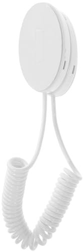 SHERCHPRY 1PCS Remote Control Security Cable Leash Retractable Leash TV Remote Holder Remote Control Cable Remote Control Tether Security Wire (White)