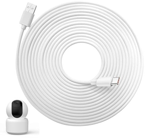 XdealCozyxc USB C Extension Cable 10m, Extra Long USB C Charging Cable White