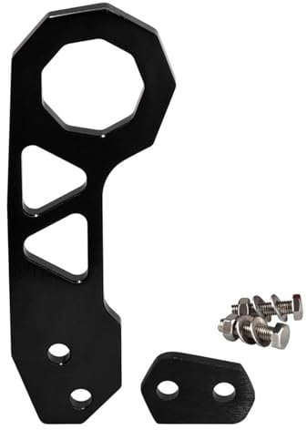 BMLGPGBCDW Gancio di Traino Gancio di Traino Universale Posteriore in Alluminio per Rimorchio Ricambi Auto Gancio per rimorchio(Nero)