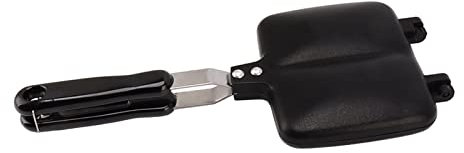 Doppelseitige Ying -Pfanne mit Lebensmitteln, Verklemster Griff und Effizienter Speicherhaken Zum Einfachen Kochen.