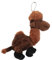 BESTonZON Kleiner Anhänger Hängendes Ornament Plüschpuppe Partygeschenk Ornament Stofftier Niedlicher Plüsch Schlüsselanhänger Schultasche Schlüsselanhänger Legierung Kaffee