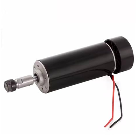 300W 500W CNC-Spindelmotor Luftkühlung Spindel 52MM DC12-48V Fräsmotor for CNC-Fräser-Graviermaschine für DIY-Gravuren(500W)