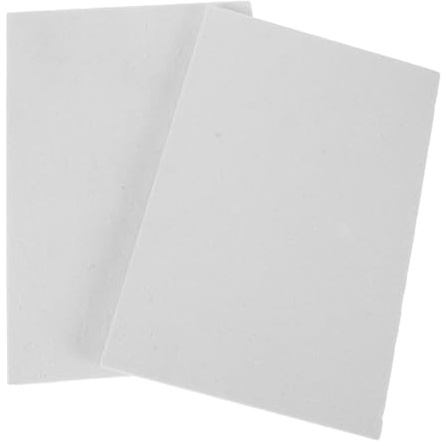 HOMOCONO Pannello Isolante in Fibra Ceramica 10 MM 200X300 MM Set 2 Pezzi per Isolamento Termico Forni in Ferro Battuto e Camini ad Alta Temperatura