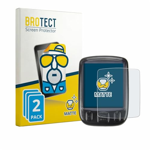 BROTECT Entspiegelungs-Schutzfolie für ZMCVOE Bike Computer digital (2 Stück) Matte Displayschutz-Folie, Anti-Reflex, Anti-Fingerprint