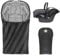 Zamboo Winter Fußsack Deluxe für Babyschale (Maxi-Cosi, Römer, ABC Design, Cybex u.v.m.) - Schwarz Grau