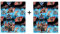 WWE a Doppeltes Geschenkpapier – WWE Geburtstag Giftpapier, 2 x Packungen, 2 Bögen à 70 x 50 cm und 2 Etiketten pro Packung