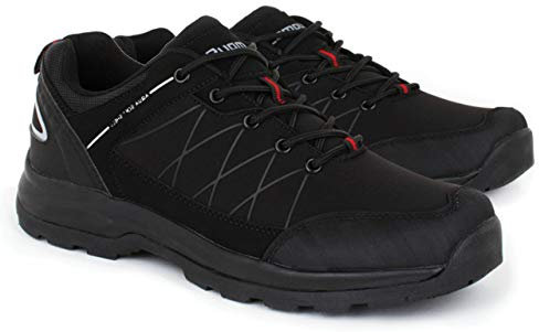 CAMPUS | Herren Trekkingschuhe aus Softshell | Outdoor Schuhe | Schwarz Gr. 40-46 (46 EU)
