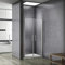Box doccia per nicchia doppie porte saloon 90x195cm, piatto doccia 90x70cm