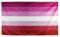 NUOBESTY 1stk Lesbischer Stolz Regenbogenfahne LGBT-regenbogenbanner Flagge Der Lesbischen Prozession Flagge des Lesbischen Stolzes Drinnen Draußen Lesbische Fahnen Gestreifte Flagge Groß