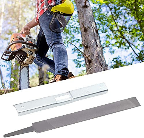 Mumusuki Jauge de Profondeur + kit de Lime Plate, kit d'affûteuse de tronçonneuse pour Guide de fichier d'outil d'affûtage de tronçonneuse générale