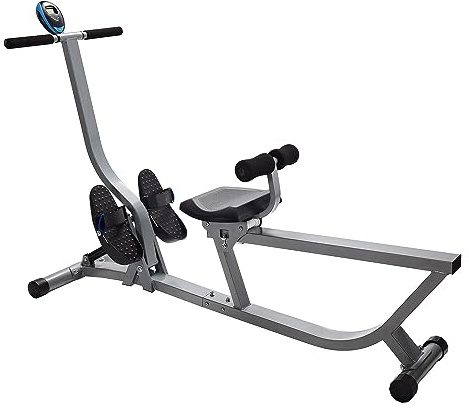 Stamina Easyrow Hydraulic Rower Machine with Smart Workout App - Rowing Machine with Adjustable Resistance for Home Gym Fitness - Up to 300 lbs Weight Capacity