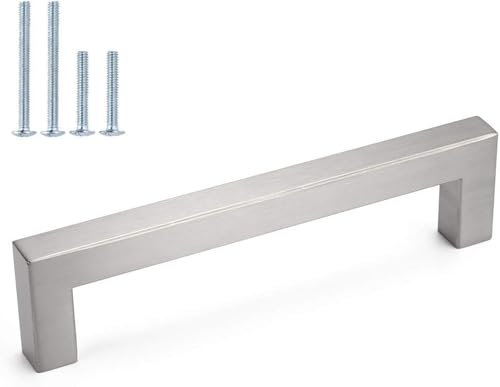 LONTAN 5 Stück Griffe für Küchenschränke 160mm lochabstand Schrankgriffe Edelstahl Möbelgriffe Schubladengriffe Schrankgriffe Edelstahl Küchengriffe Türgriffe Küche