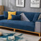 Suuki bezug Sofa Couch überwurf Sofa bezüge,Sofabezüge für Ledersofa und Stoffsofa,Rutschfester Rastplatz-Sofaschutz,Wohnzimmer rutschfeste 2/3/4/5 Sitzer-Dunkelblau_110 * 160 cm