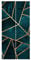 Bilderwelten Schiebegardinen Set Elisabeth Fredriksson Dunkles Türkis mit Gold 2 Flächenvorhänge 250 x 120cm Ohne Aufhängung