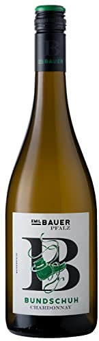Emil Bauer „Bundschuh“ Chardonnay, Trockener Weißwein aus der Pfalz (1 x 0.75l)