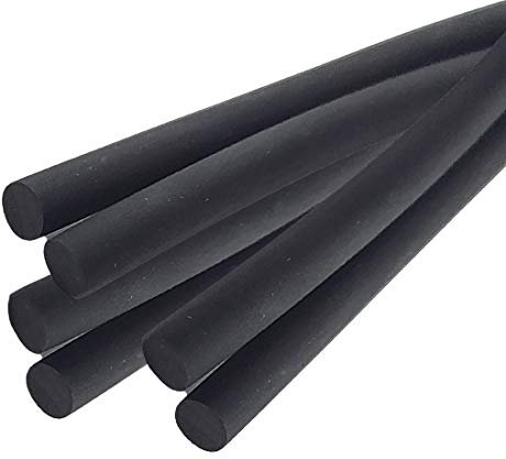 Rundschnur 2mm aus Fluorkautschuk - FKM/FPM für O-Ring | Länge 1M - Meterware - Durchmesser 2 mm | Dichtschnur Dichtung - 75 ShA